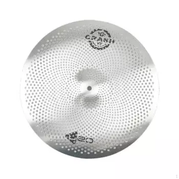 Тарелка с низкой громкостью, тихая тарелка, практика барабанщика, тарелка, беззвучный режим для начинающих 16inch