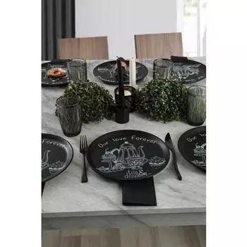 Тарелка сервировочная Keramika Tea & Deserts 25 см, 6 шт.