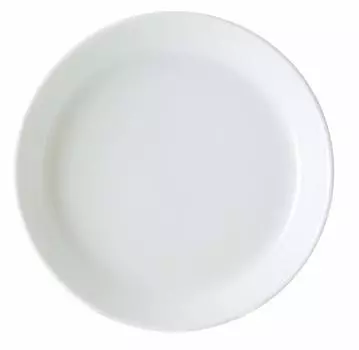 Тарелка столовая EAST M 18,5 см Clair Made in Japan Средняя тарелка Простая Подходит для микроволновой печи Можно мыть в посудомоечной машине di-T1-3006-0