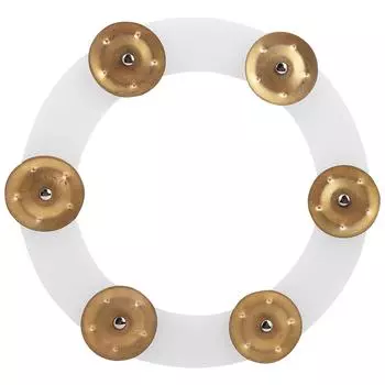 Тарелки для барабанов Hi Hat Tambourine Drum Set Колокольчики из нержавеющей стали Аксессуары для ударных инструментов Gold