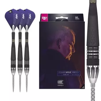 Target Darts Phil Taylor Power Gen 10 26G Tungsten Swiss Point Steel Tip Dart Set 9-Five 95%