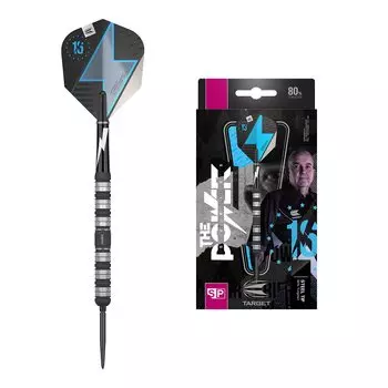 Target Darts Phil Taylor Power Series Black 23G Tungsten Swiss Point Steel Tip Dart Set