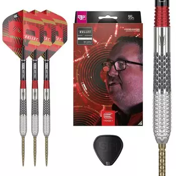 TARGET Darts Stephen Bunting G5 Tungsten Dart Set Steel Tip Swiss Point Darts Generation 5 Player Edition Swiss Pointed Professional Dart Swiss Point