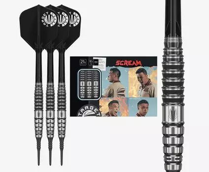 Target Japan PRIME SERIES SCREAM G1 MAX 21g 2BA SOFT TIP DARTS Вольфрамовые 2BA мягкие наконечники в форме оперения и 2BA черный пиксельный наконечник G1 90% 90% K-Flex