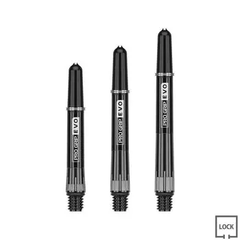 TARGET Target CHRONO TITANIUM PRO GRIP EVO SHAFT Chrono Titanium Pro Grip Evo Shaft Short 380340 Darts Shaft