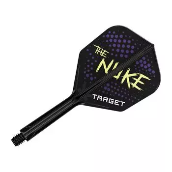 TARGET THE NUKE Shape Black Short 410110 Luke Littler Модель Darts Flight K-FLEX