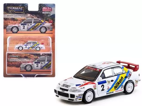 Tarmac Works Mitsubishi Lancer Evolution III Hong Rally 1995 Tarmac Works Lancer Evolution MiJo Limited 1/64 Kong-Beijing [Предмет] белый