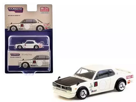 Tarmac Works Nissan Skyline 2000 Белый Tarmac Works Skyline MiJo Limited Mini Car 1/64 GT-R (KPGC10) [Элемент] белый