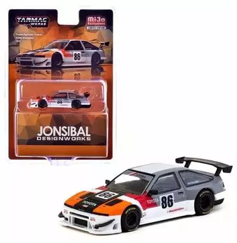 Tarmac Works Toyota Sprinter Trueno AE86 Wide Body TRD Tarmac Works Sprinter Trueno MiJo Limited 1/64 [Item] белый