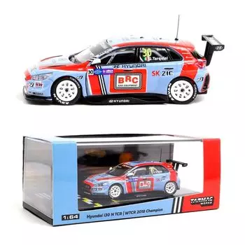 TARMACWORKS Hyundai i30 N TCR WTCR Completed Product 1/64 2018#30