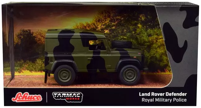 TARMACWORKS Land Rover Defender Королевская военная полиция Завершенный продукт TK.Company 1/64 T64S-012-CAM