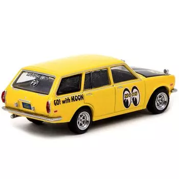 TARMACWORKS MiJo Exclusives MIJO EXCLUSIVE DATSUN BLUEBIRD 510 WAGON MOONEYES SPECIAL Завершенный продукт ИЗДАНИЕ 1/64. Т64Г-026-МЕ2