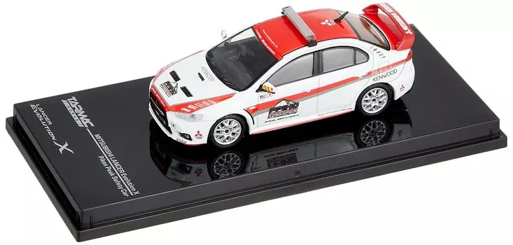 TARMACWORKS Mitsubishi Lancer Evo X Pikes Peak Safety Car Завершенный продукт 1/64