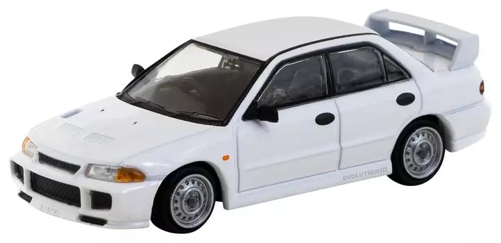 TARMACWORKS Mitsubishi Lancer RS Evolution III Белый Завершенный продукт 1/64 T64G-050-RS