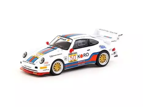 TARMACWORKS Porsche 911 Turbo S LM GT 24H Le Mans Завершенный продукт 1/64 1995#50 T64S-009-95LM