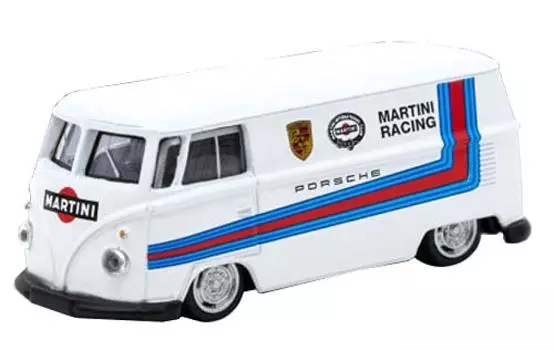 TARMACWORKS Schuco Volkswagen T1 Панельный фургон Martini Racing Завершенный продукт 1/64 T64S-005-MAR