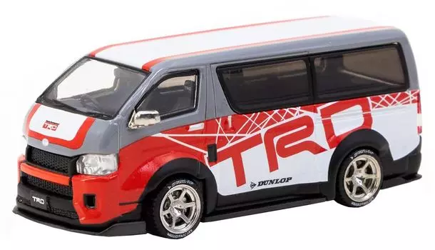 TARMACWORKS Toyota Hiace Widebody TRD Completed Product 1/64 T64-038-TRD