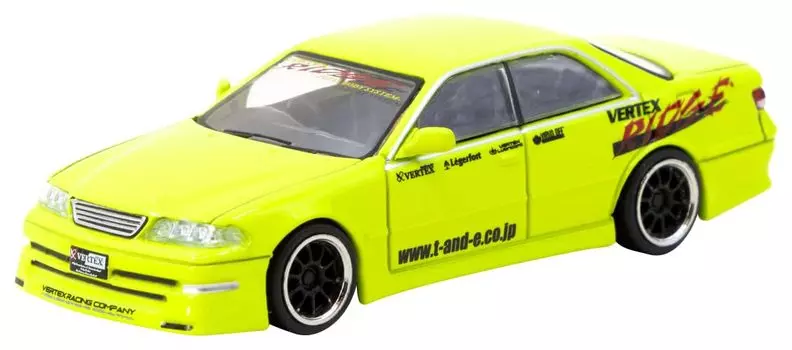 TARMACWORKS VERTEX Toyota Mark II JZX100 светло-зеленый готовый продукт 1/64 T64G-024-LG
