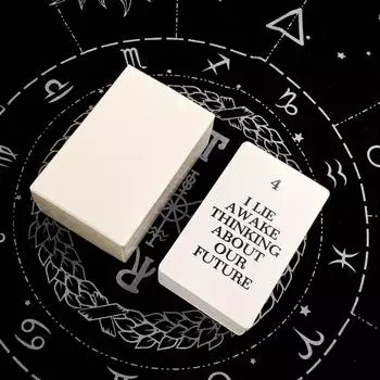 Таро «Башня отшельника», 100 карт оракула «Сообщения отшельника» для настольной игры 1 Set