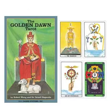 Таро Золотой Зари 78 набор гадальных карт колода Oracle Card семейная вечеринка игральные карты настольная игра