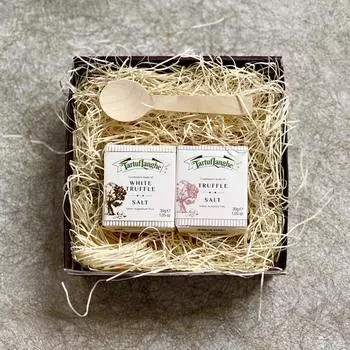 Тартуфранж Белый трюфель Летний трюфель 30г Роскошный подарок Деревянная ложка Сделано в Италии Соль, Соль, Каждый, Набор, Коробка, Включено,