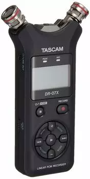 TASCAM DR-07X USB аудио интерфейс стерео линейный PCM рекордер портативный рекордер USB микрофон Youtube ASMR 24 бит 96 кГц высокое разрешение
