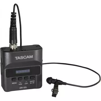TASCAM DR 10L Youtube Vlog TASCAM pin микрофонный диктофон+черный голосовой стриминг веб-трансляция