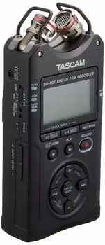 TASCAM DR-40X 4-канальный линейный PCM-рекордер с USB-аудиоинтерфейсом, портативный рекордер, USB-микрофон, Youtube ASMR 24/96, высокое разрешение
