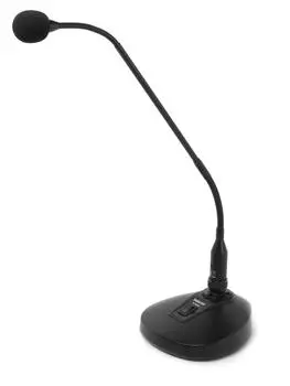 TASCAM Gooseneck Condenser Постоянная специализированная стойка с включенным микрофоном TM-95GN, речь, лекция, конференция, микрофон, распространение, подкаст, чёрный