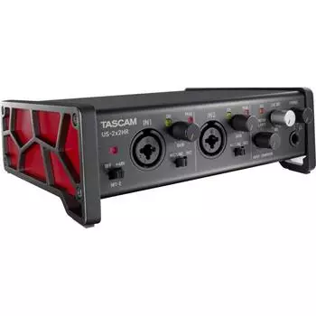 TASCAM US-2X2HR 2Mic, 2IN2OUT 24bit192kHz Высокое разрешение USB AudioMIDI Интерфейс Youtube Music Production Прямая трансляция DTM