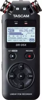 TASCAM USB аудио интерфейс стерео линейный PCM рекордер портативный рекордер USB микрофон Youtube ASMR высокое разрешение DR-05X 24/96