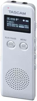 TASCAM Wide FM Радио Диктофон Серебряный IC Диктофон Запись Совещаний Протоколы Диктофон Напоминания Музыкальный Плеер Маленький Японский Производитель Динамик