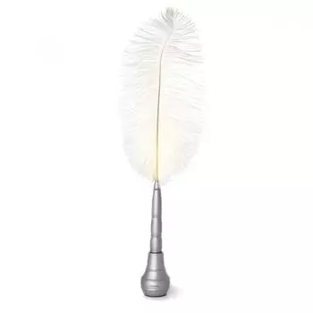 Таша Шекспировское перо, матовое белое серебро