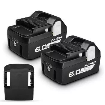 TASHIN BSL1860 Hitachi 18v совместимый светодиодный индикатор оставшегося заряда комплект из 2 HiKOKI Hitachi Koki литий-ионный BSL1860b BSL1830 BSL1840 BSL1850 совместимый