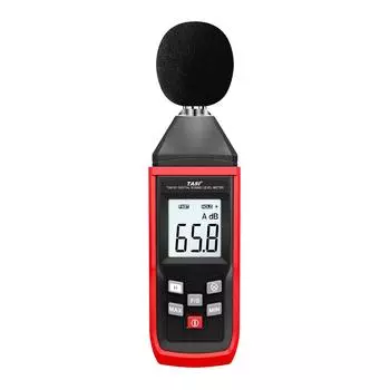 TASI TA8151 Цифровой измеритель уровня звука SLM Тестер домашнего шума Профессиональный высокоточный шумомер красный