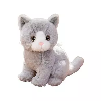 TASINO cat cat stuffed toy real 26cm cute (gray)