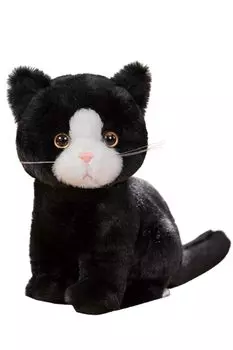 TASINO Realistic Cat Plush Cute and Toy, 26cm, (Black White)