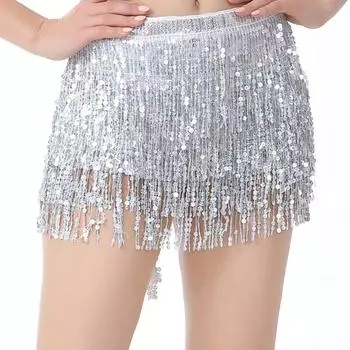 Tassel Belly Dance Belt Chiffon Belly Dance Costumes Fashion Belly Dancing Scarf For Women Style5