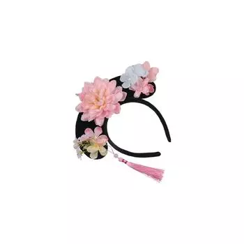Tassel Chinese Style Headwear Pearl Hanfu Hair Clip Classical Ancient Style Headband Children style4