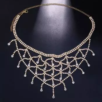 Tassel Headdress Hairbands Jewelry Wedding Fashion Bling Rhinestone Chain Festival Girl for Women Headbands Hair Accesories