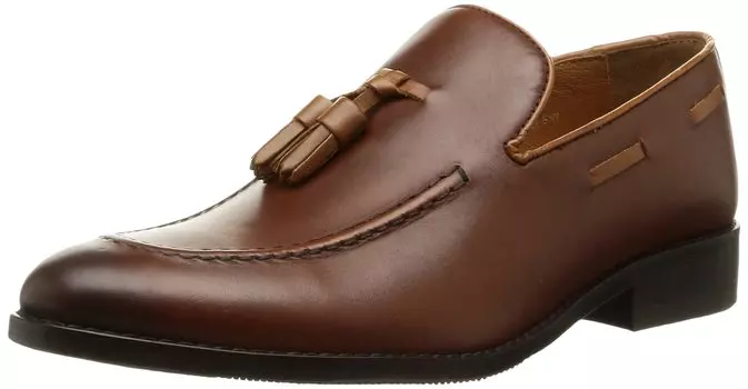 Tassel Loafers Tassel Loafers Dress Method SL06 Brown cm [Suit Select] [SILVER LINE] Shoes/Cowhide (Kip)/McKay Men s 25.5 коричневый