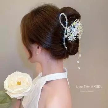 Tassel Metal Clip Hairpin Hair Accessory One Size