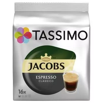 Tassimo Jakobs Espresso Classic 16 капсул 118,4 г