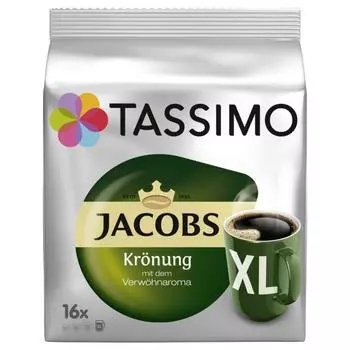 Tassimo Кофе Tassimo в капсулах Jakobs Crnyun 16 капсул 144г