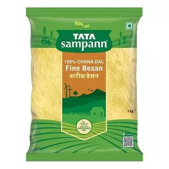 TATA Sampann 100% Chana Dal Fine Besan, нутовая мука, 1 кг
