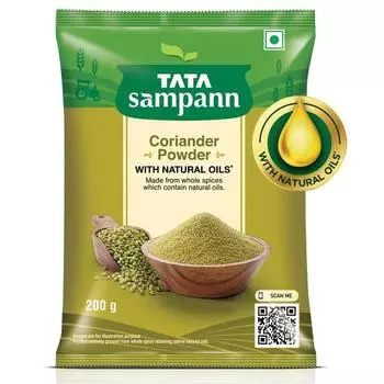 TATA Sampann Кориандр молотый с натуральными маслами, 200 г, Dhania Powder