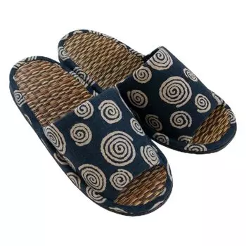 tatami cm [Oka] Slippers, hand-printed slippers, 4548622995046, 22.5