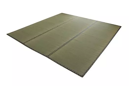 Татами Ikehiko Igusa между корпусами 255 x 255 Изготовлено из материала Overlay Двойное плетение Обработка Hiba Ковер, Сосна, 4,5 комплекса, прибл.. см, Япония, Ковер,