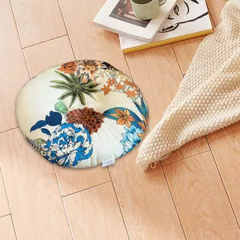 Татами коврик подушка для стула напольный круг для просмотра телевизора йога офис Coconut tree pattern