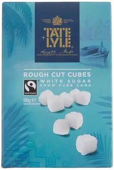 Tate Lyle White Rough Cut Sugar Cubes 500g x 12 pieces &